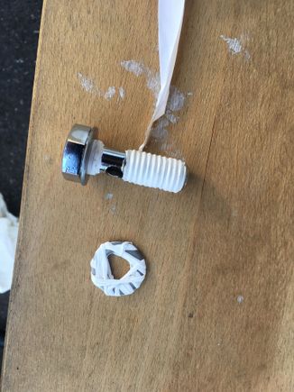 Kludgy, did a better job with another washer. 