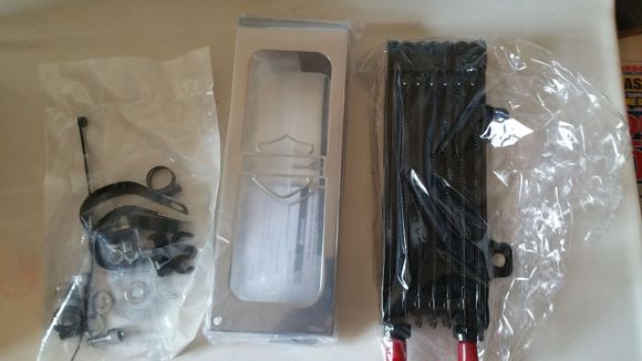 oil cooler and cover