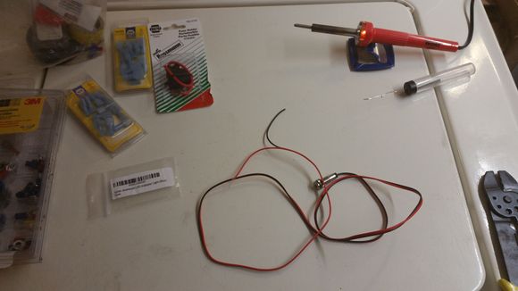 in line fuse  and led