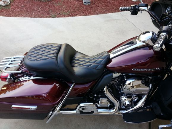 I sent my seat to Mean city cycles, and it was shaped to mine and wifes weight/height, memory foam upper and lower, and a custom burgundy diamond stitch inlay, all for about 2/3 of a new quality seat. Very comfortable.