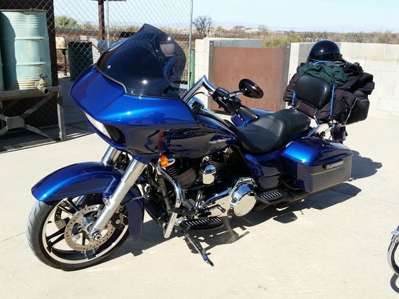 her & I on our way to Mx for 5 days. yes, the cooler is on there too