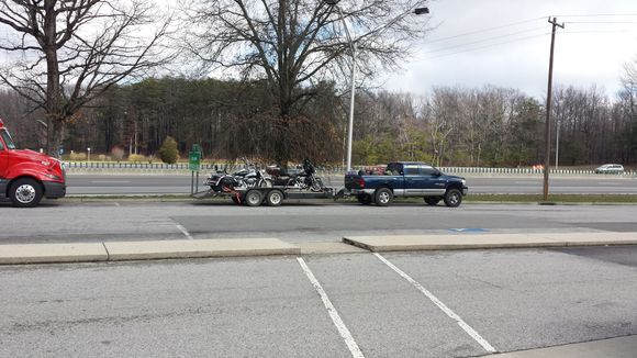 At rest area on the way to daytone