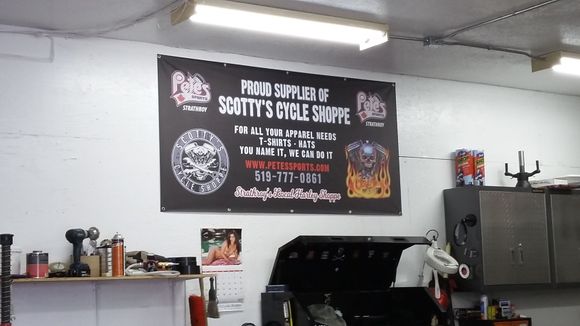 Inside the shop
