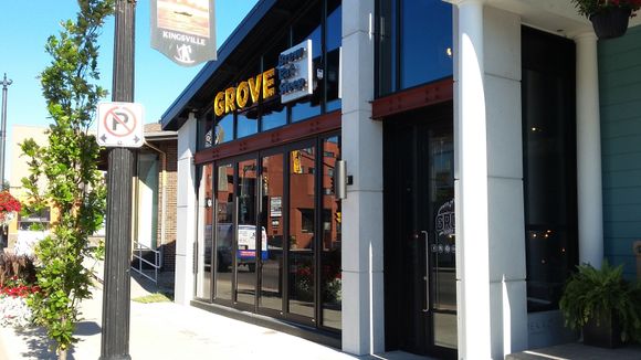 The Grove Brew Pub attached to the Grove Hotel where we stayed.