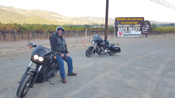 Not much, just went for a ride.