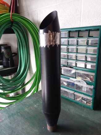 Ground off the weld for a slick look.