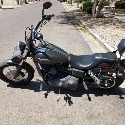 The day i bought the bike. The bikes good side.