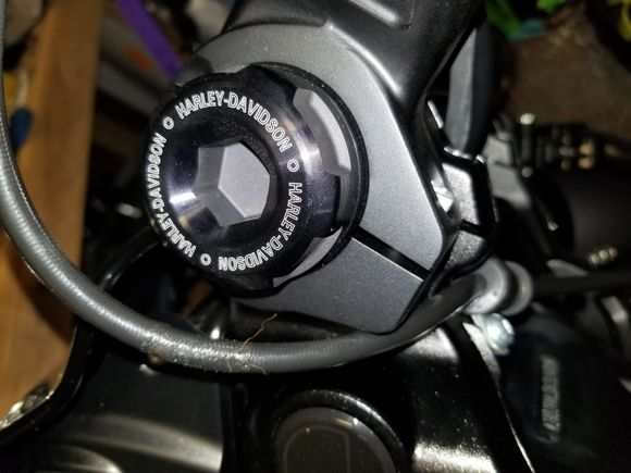 Clip on Adjustment towards the rear