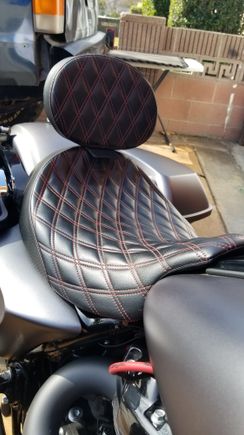 Double stitch is the new thing on seats and lets you  bring out design  the diamond tuck Tijuana look