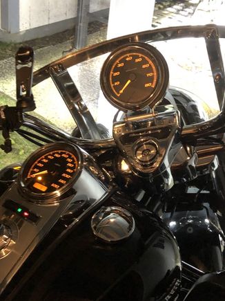 5 inch police tach 