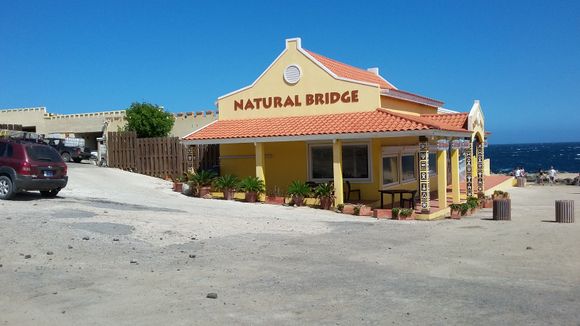 The gift shop at the bridge. Bring some money with you as they charge $1 US to use the restroom here. Typical tourist grab!