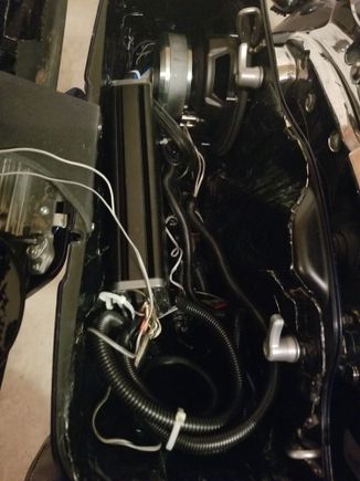 wiring and sound matting