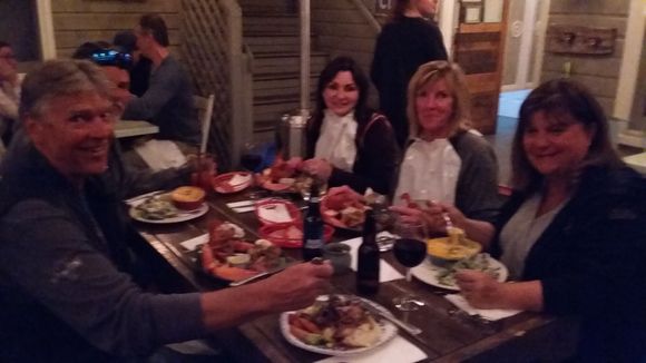 Day 9 - Last seafood dinner at the “Blue Mussel” on PEI before we head back to the mainland and Moncton NB tomorrow.