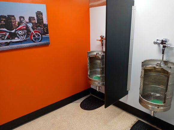 Dealership urinals. 