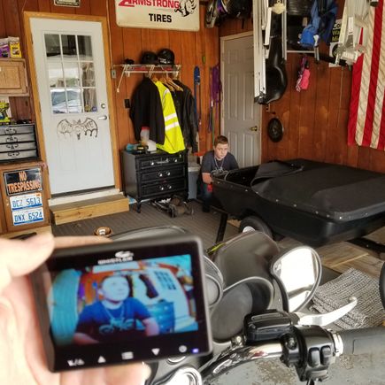 Rear facing wireless cameras (because why not?)
