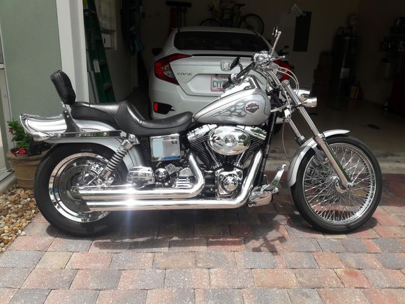 Yep all chrome but the frame. Swing Arm was a bear but a beauty when done. Ride Safe 🤙 James 