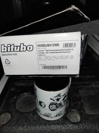 Bitubo cartridges from Italy. 