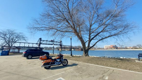 Ottawa is just across the river. 