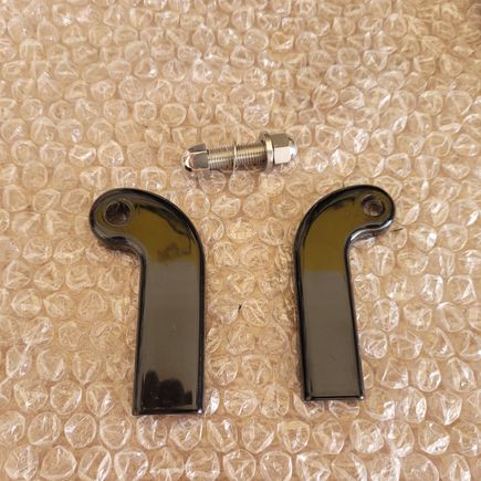 2017 to present Harley rear trans lever cover in Gloss Black powder coat or Polished stainless
