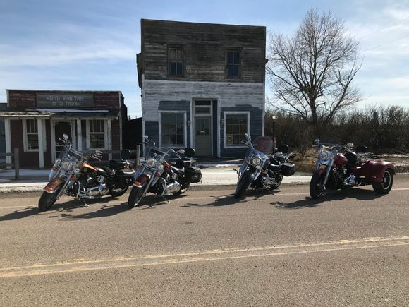 Little ghost town. Nature is gonna take it all back