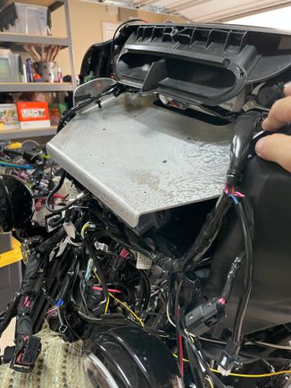 Fits like a glove.  Will get it primed and painted and then all the holes tapped and start mounting the amps and distribution blocks and get it all wired up. 