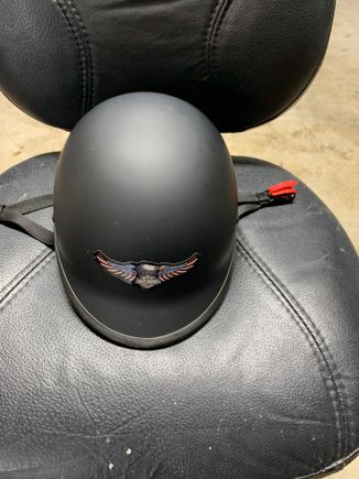 Front view. Sticker added by me. 