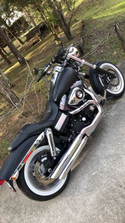 The guy who originally had mine wired a full peterbilt semi headlight onto the front, looks good and is brighter than hell. I’ll get a front view pic of it before I go to get a pack of smokes later. 