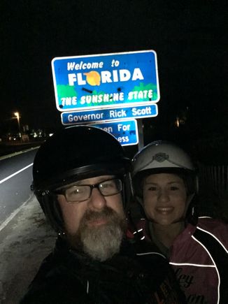 Florida/Alabama  state line.
