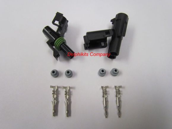 These are what I used. Got them from ebay. Cut the wire and put them under the seat. They work fantastic!  Speaker wire gauge I believe 14-16.