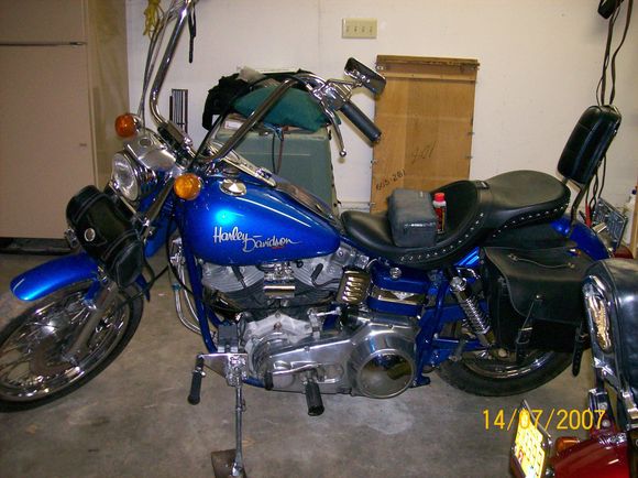 My 1979 Superglide riden regular, my first bike