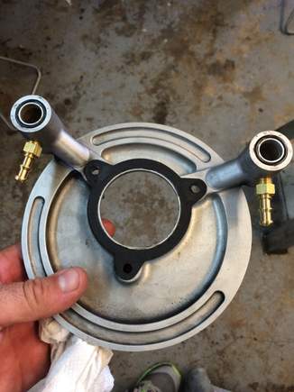 1/8 inch npt x 1/4 hose barb installed