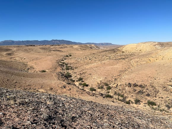 Arid landscape around the four corners