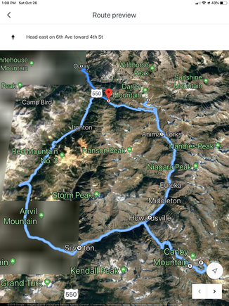 Ouray / Silverton / Engineer Pass Loop
