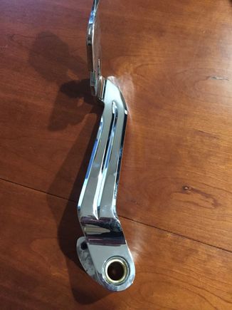 Chrome rear brake lever off 2017 CVO street glide 
