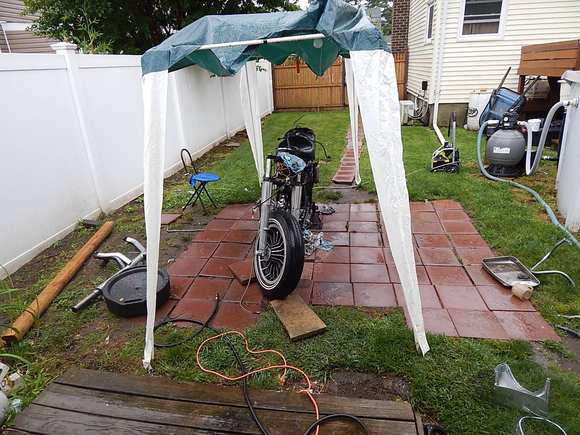 The start of her tear down!