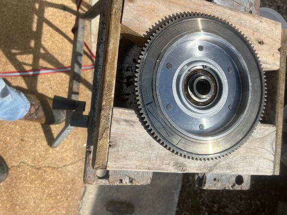 This how manual says to do it even though I did it this way 3yrs
Ago with no problems when I replaced the clutch hub it had broken splines