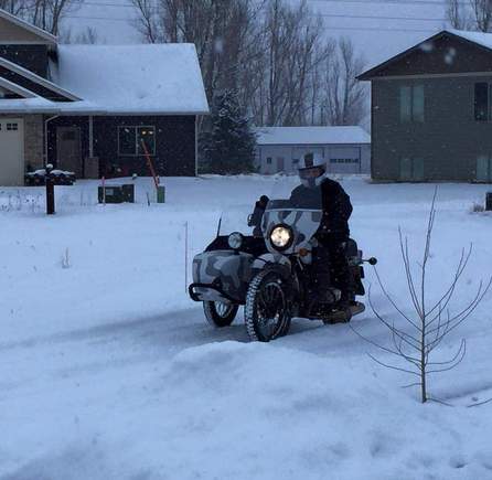Winter is why I bought the Ural.  I have a 12 month riding season now.