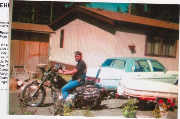 1984 FXST with a trailer I made. I could haul a ton of shit with it. Rode the hell out that bike and to this day, I kick myself in the ass for letting it go. It took me to Sturgis and back in 1987 and never missed a beat. 