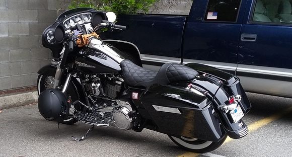 On my Baddad engine guard.