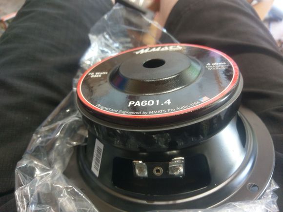 Which terminal is positive on my Mmats speakers?   Thanks!