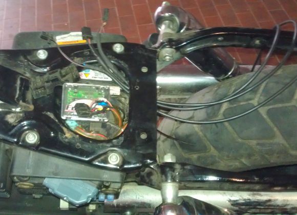 Cables are in places.