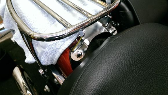 Could do with some mor polishing on the seat mount , the chrome is quite dull
