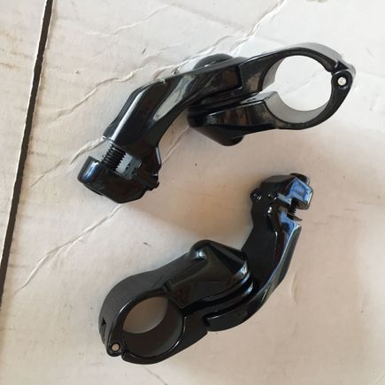 Brand New Adjustable highway peg mounts $100