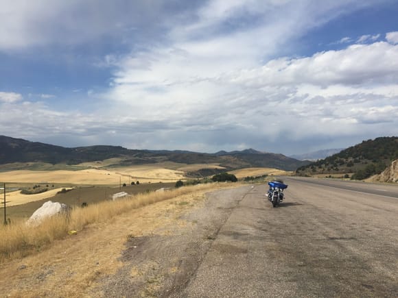 I ran interstate 15 from Idaho Falls to just south of Pocattelo, then headed east on 30 which is a pretty nice Hwy all the way to 80. This is the first of several passes up and down.