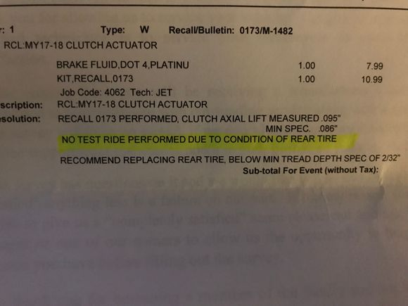 I guess I need a new tire...LOL!
