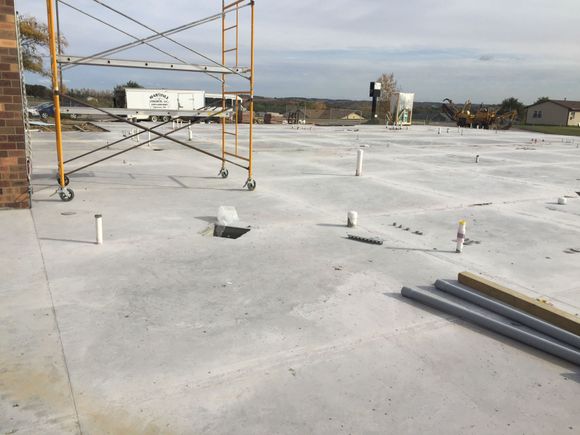 Addition floor poured!