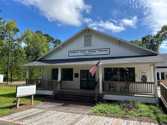 front welcome center, old company store. 4 or 5 buildings still there.