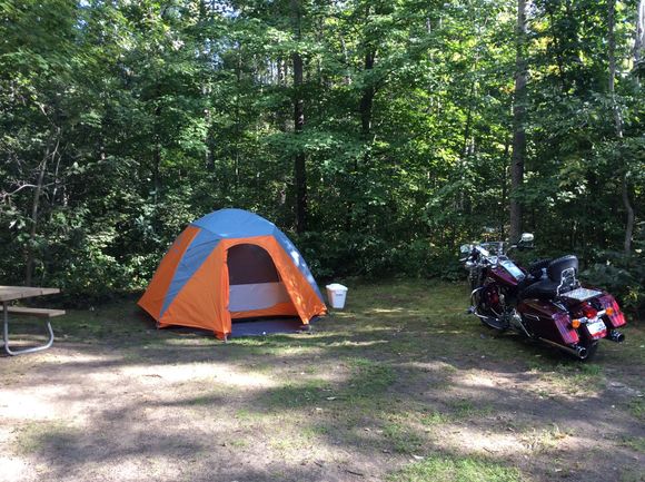 Just one problem, this State park is primitive camping only.