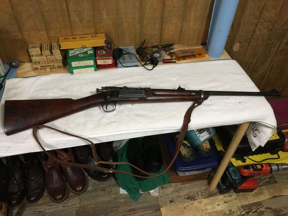 "Sporterized" 1896 Krag Carbine .30-40 Government w/22" barrel
