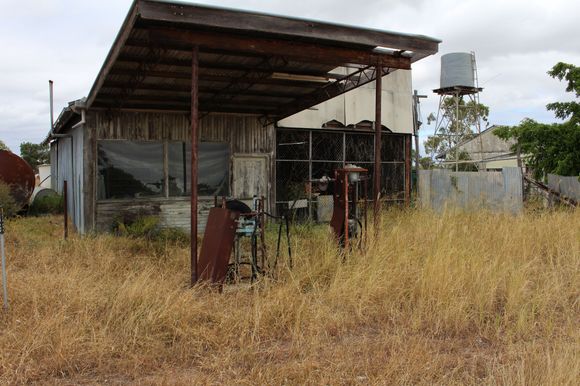 The old gas station.